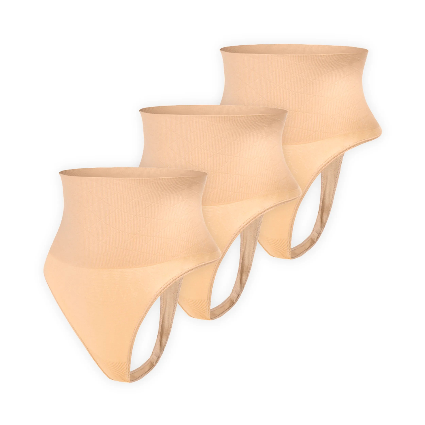 Kit 3 Calcinhas Modeladoras Pêssego - Modelo Fio