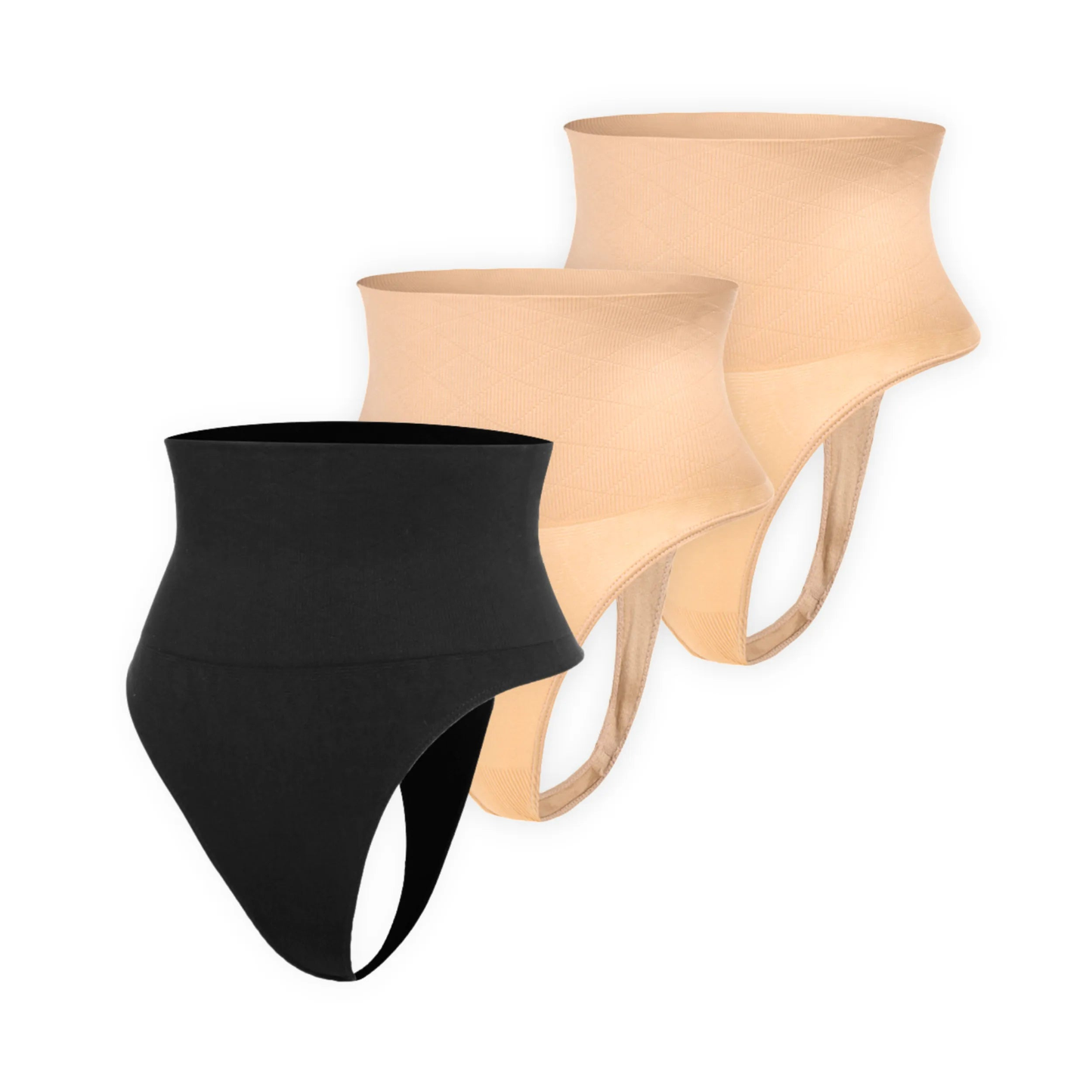 Kit 3 Calcinhas Modeladoras Pêssego - Modelo Fio