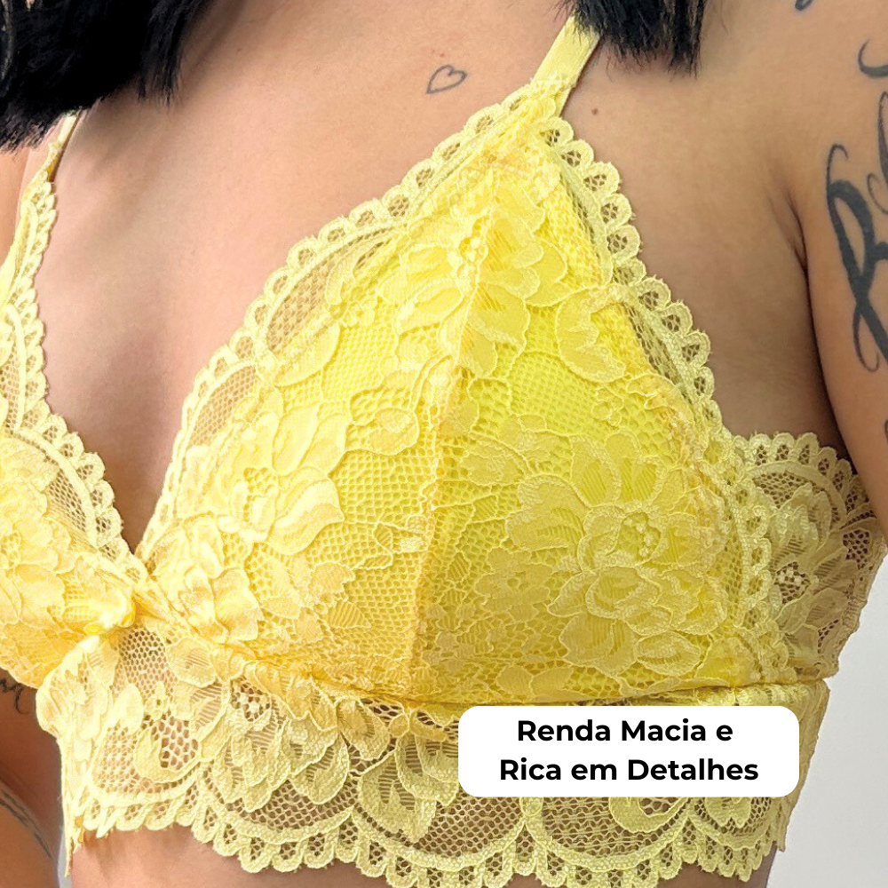 Sutiã Aurora - com Renda Delicada - Queima de Estoque