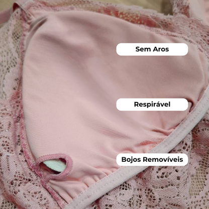 Sutiã Aurora - com Renda Delicada - Queima de Estoque