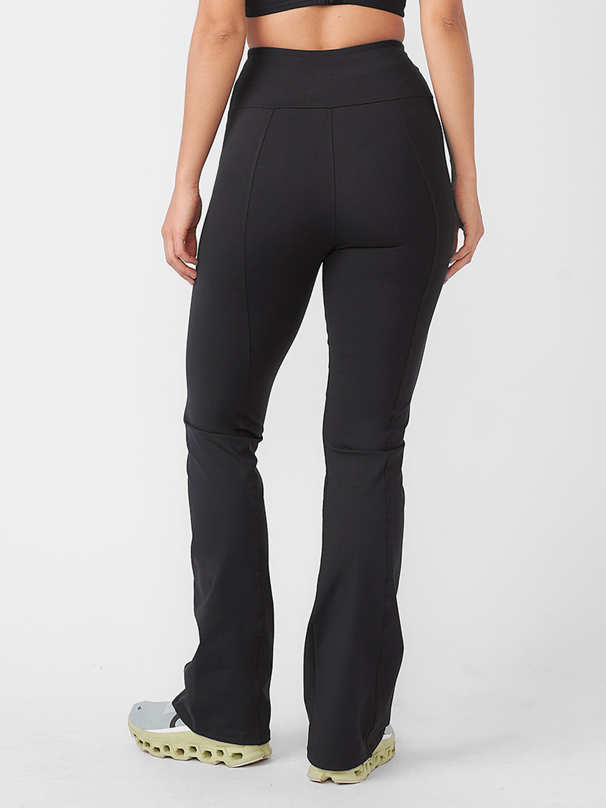 Kit Calça Flare Bailarina Preto + Calça Flare Bailarina Azul Marinho