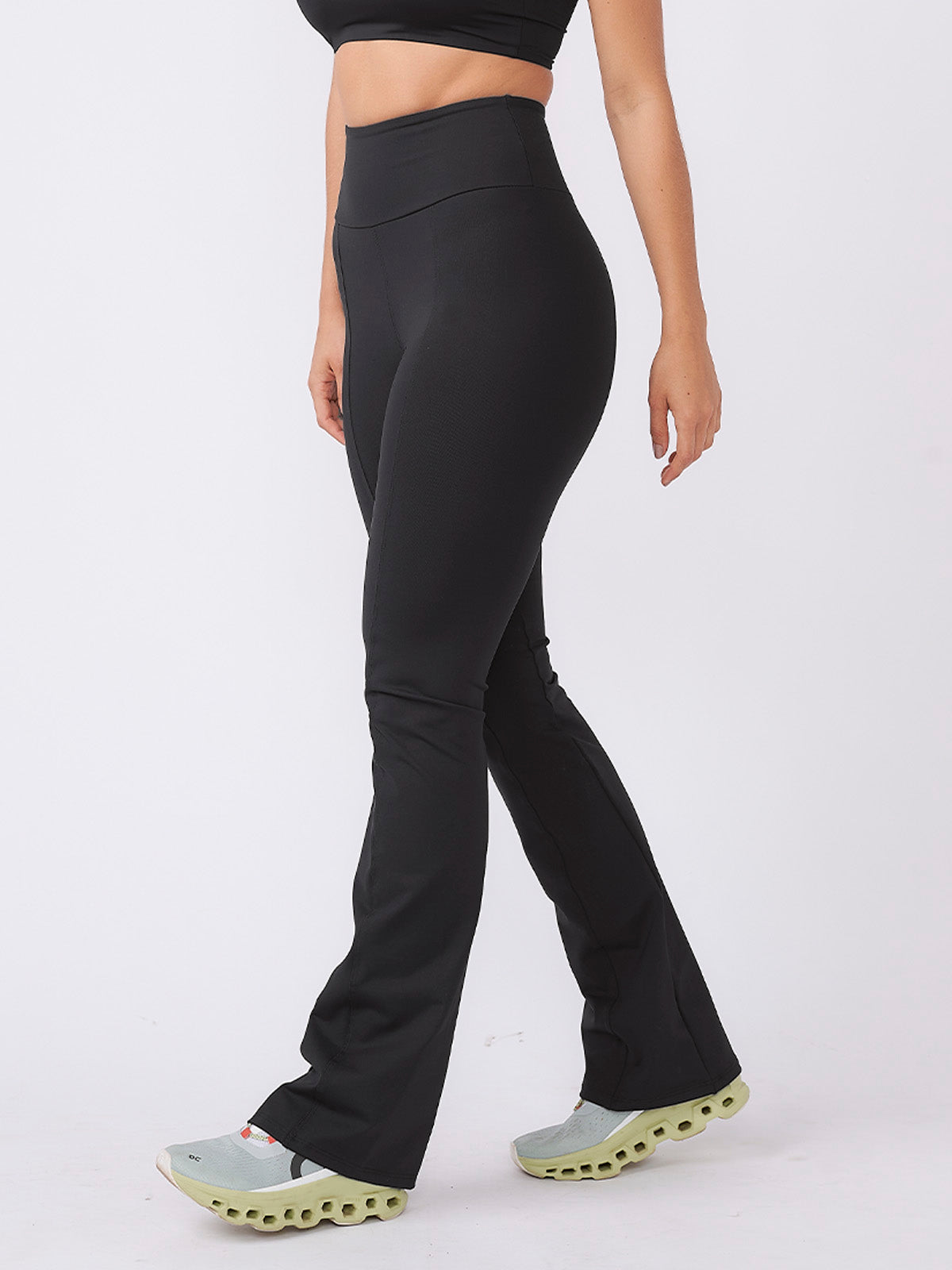 Kit Calça Flare Bailarina Preto + Calça Flare Bailarina Azul Marinho