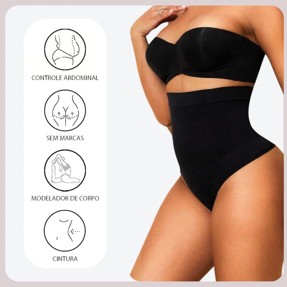 Calcinha Modeladora Juliette - com Faixa de Silicone