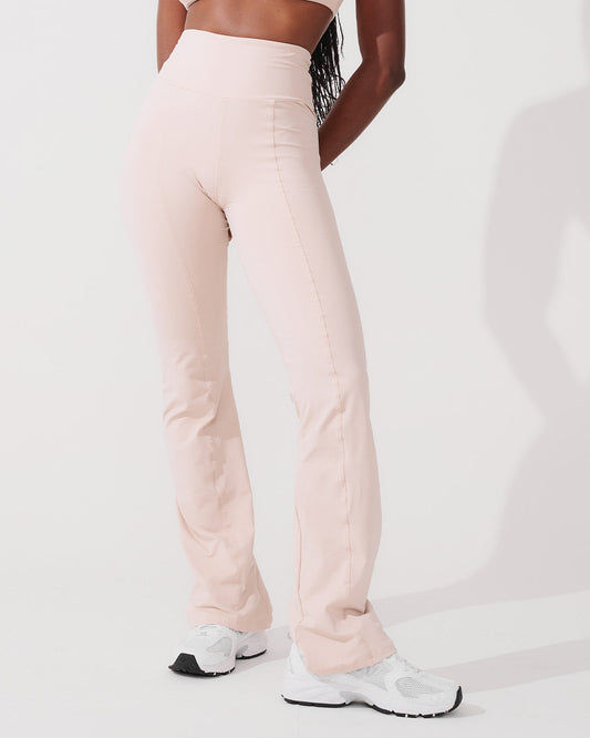 Calça Flare Bailarina Bege