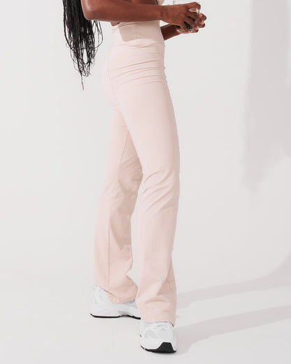 Calça Flare Bailarina Bege