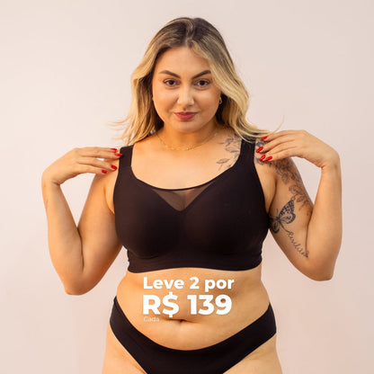 Sutiã Compress Diario - Top Modelador Plus Size