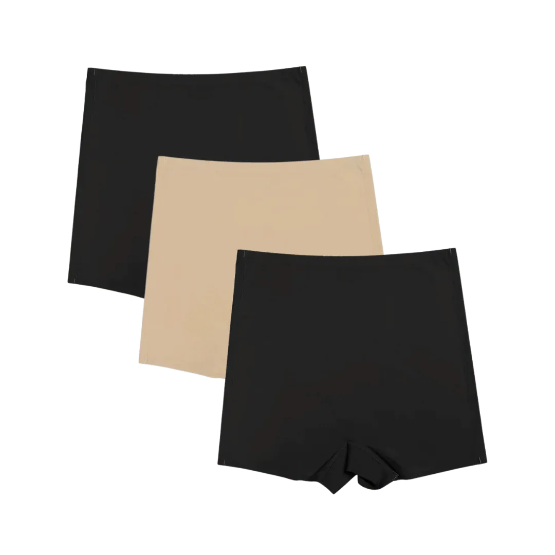 Kit 3 Calcinhas Short Segunda pele - sem Costura