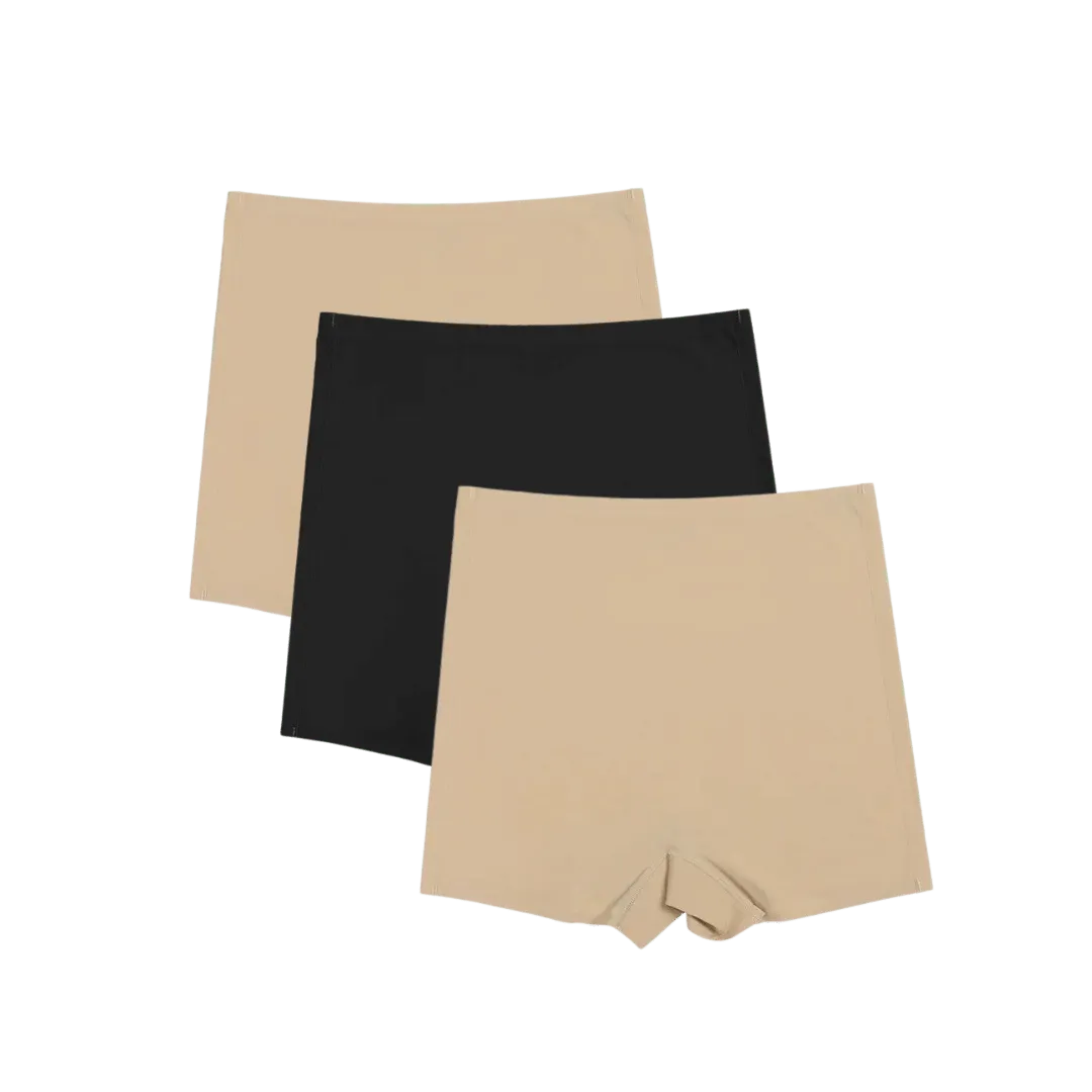 Kit 3 Calcinhas Short Segunda pele - sem Costura