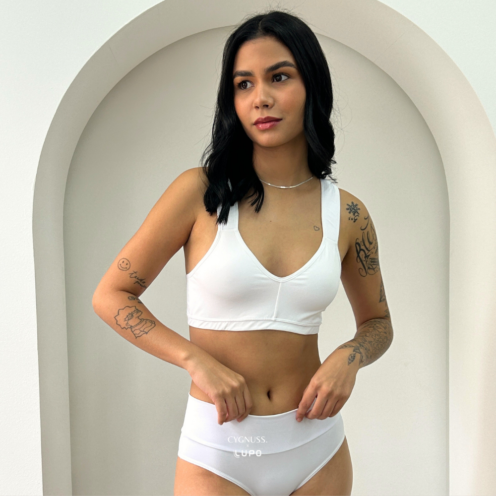Sutiã Top sem Bojo - com Alças Acolchoadas - Queima de Estoque